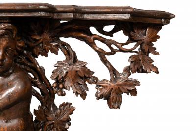 Italian Rococo Pine Console Table