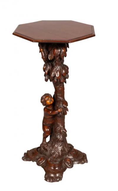 Italian Rococo Revival Walnut Table