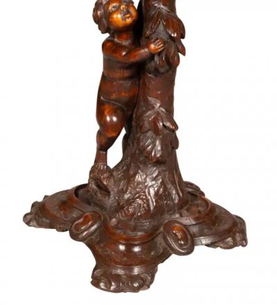 Italian Rococo Revival Walnut Table