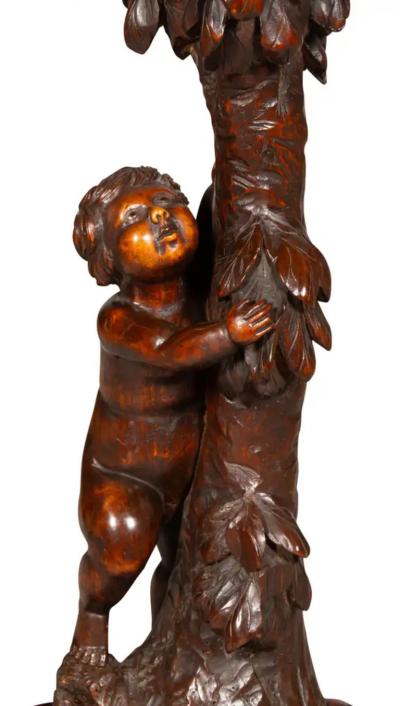 Italian Rococo Revival Walnut Table