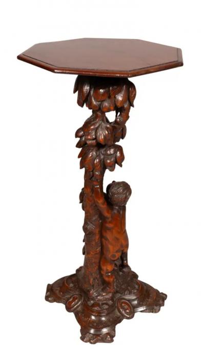 Italian Rococo Revival Walnut Table