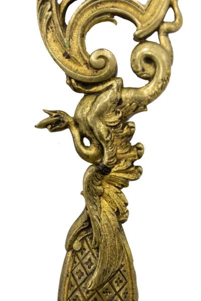Italian Rococo Style Bronze Filigree Letter Opener