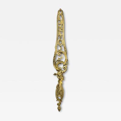 Italian Rococo Style Bronze Filigree Letter Opener
