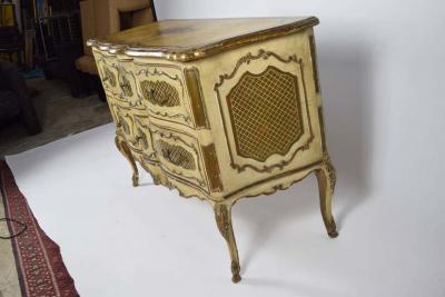 Italian Rococo Style Painted Commode