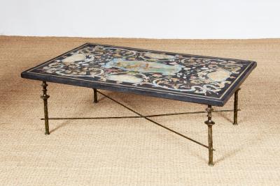 Italian Scagliola Top Coffee Table