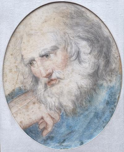 Italian School Portrait of a Head 