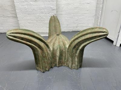 Italian Sculptural Glazed Ceramic Coffee Table