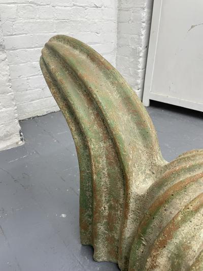 Italian Sculptural Glazed Ceramic Coffee Table