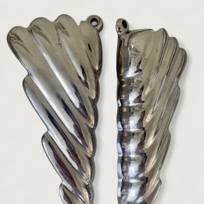 Italian Set of 1950s Chrome Door Handles