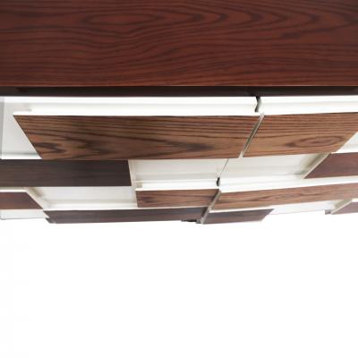 Italian Sideboard in Solid Wood with Steel Legs