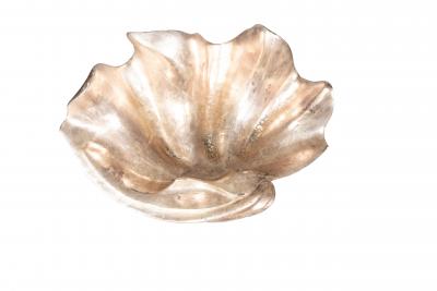 Italian Silver Leaf Shell Form Bowl