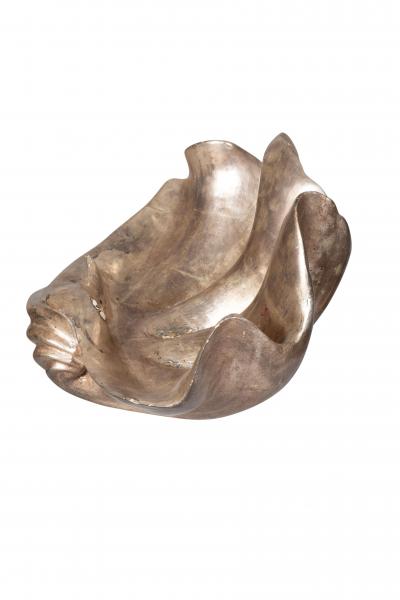 Italian Silver Leaf Shell Form Bowl