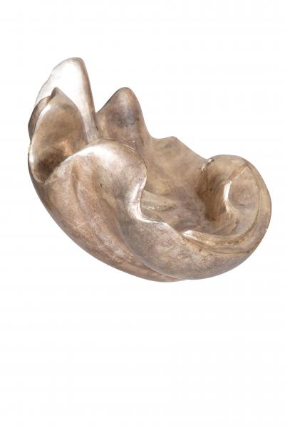 Italian Silver Leaf Shell Form Bowl
