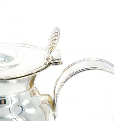 Italian Silver Plated Insulated Interior Hot Cold Beverage Thermos