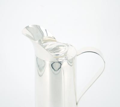 Italian Silver Plated Insulated Interior Hot Cold Thermos
