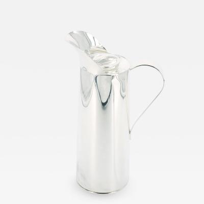 Italian Silver Plated Insulated Interior Hot Cold Thermos