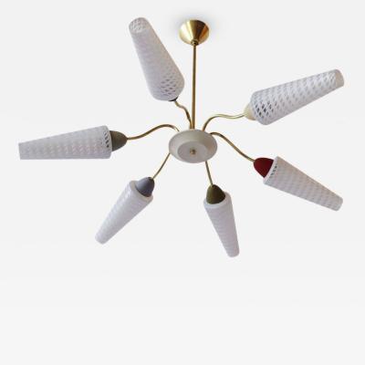 Italian Six Arm Chandelier
