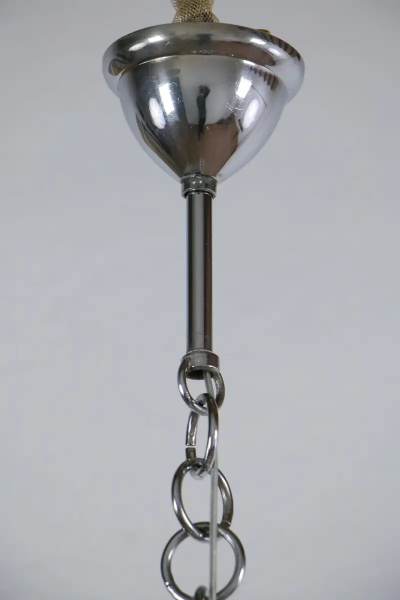 Italian Space Age Chrome Sputnik Chandelier Pendant Lamp 1970s