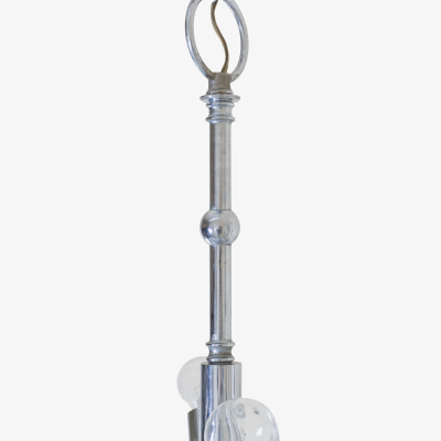 Italian Sputnik Chandelier in Nickel