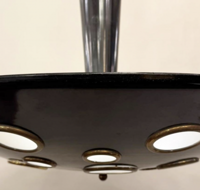 Italian Suspension Lamp By Lumen Milano 1950