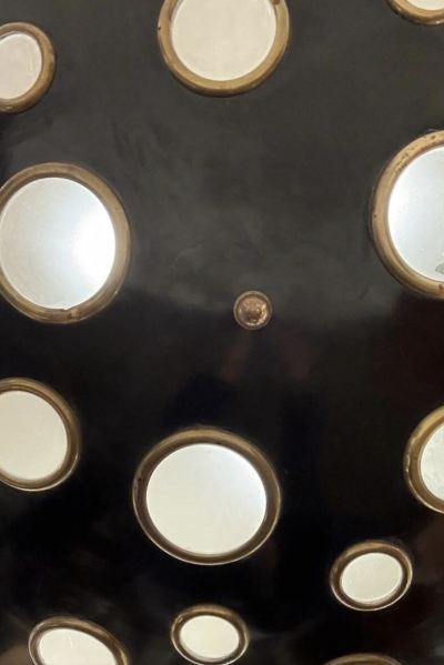 Italian Suspension Lamp By Lumen Milano 1950