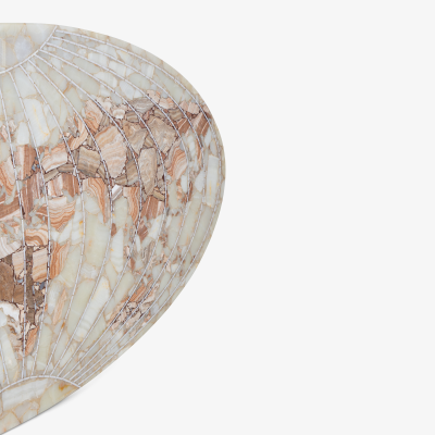 Italian Tessellated Stone Map of the World Art Sculpture in Quartz and Agate