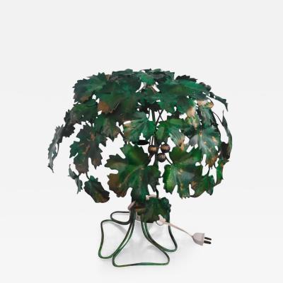 Italian Tole Grape Tree Lamp