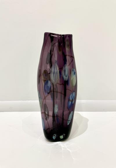 Italian Vase in Glass signed and dated