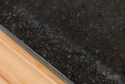 Italian Venetian Black Marble Commode