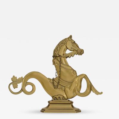 Italian Venetian Brass Seahorse Figures