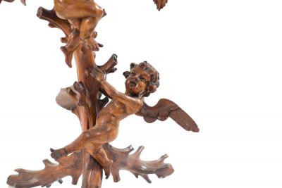 Italian Venetian Carved Fruitwood Pedestal