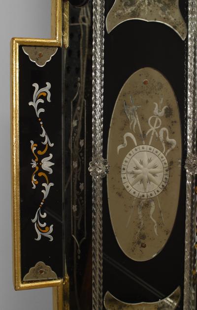 Italian Venetian Etched Wall Mirrors