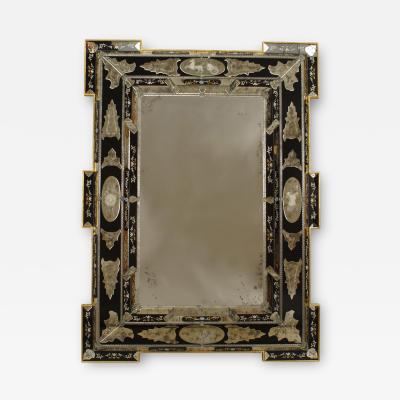 Italian Venetian Etched Wall Mirrors