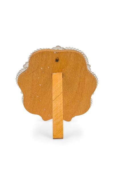 Italian Venetian Glass Easel Vanity Mirror