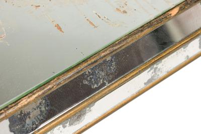 Italian Venetian Mid Century Mirrored Coffee Table