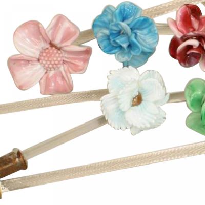 Italian Venetian Murano Glass Flowers