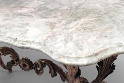 Italian Venetian Style Marble Center Table