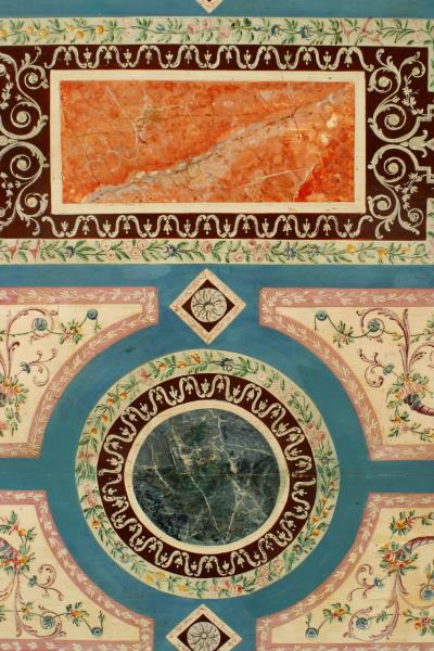 Italian Venetian Style Painted Panel Coffee Table