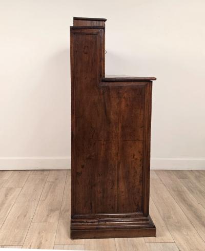 Italian Walnut Baroque Chest circa 1780