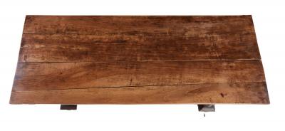 Italian Walnut Column Base Console
