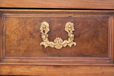 Italian Walnut Commode Likely Lomardy