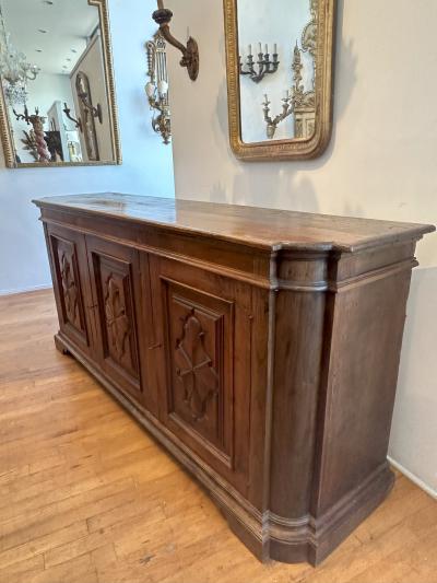 Italian Walnut Credenza Circa 1800