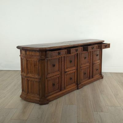 Italian Walnut Credenza circa 1800 with Restoration