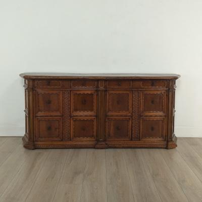 Italian Walnut Credenza circa 1800 with Restoration