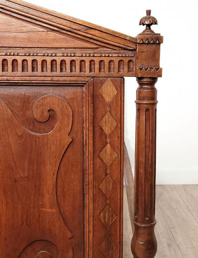 Italian Walnut Daybed circa 1820