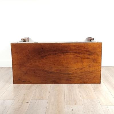 Italian Walnut Neoclassical Commode columns with tall legs 1810