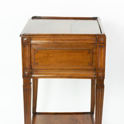 Italian Walnut Side Table With Single Large Drawer Circa 1780