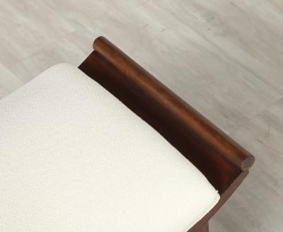 Italian Walnut Stool circa 1940