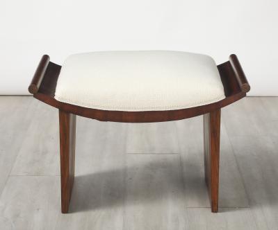 Italian Walnut Stool circa 1940