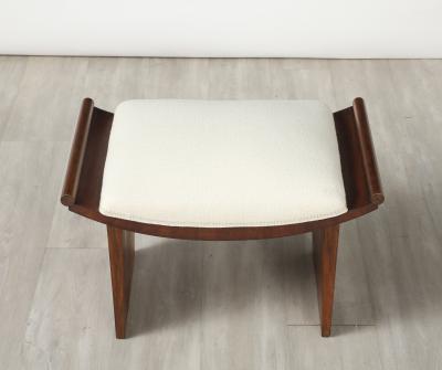 Italian Walnut Stool circa 1940